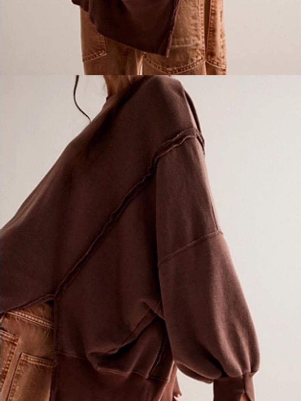 EUC Free People Camden in Washed Brown